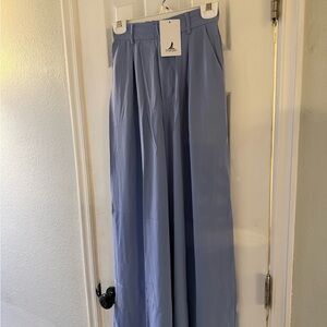 Light Blue Wide-Leg Pants women’s xs